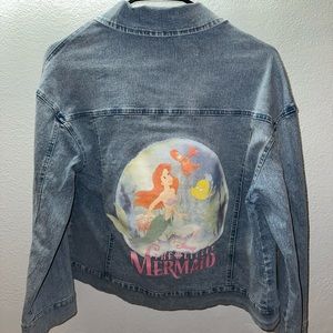 Little mermaid denim jacket
